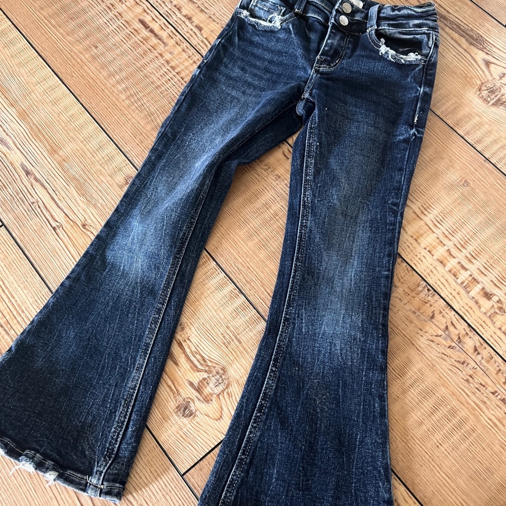 BKE Kids Flared Dark Blue Jeans